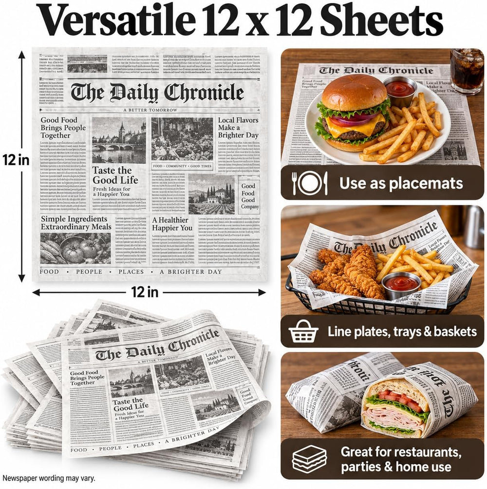 Oasis Supply, Deli Paper Sheets Sandwich Wrap Paper - Food Wrapping Grease Re...