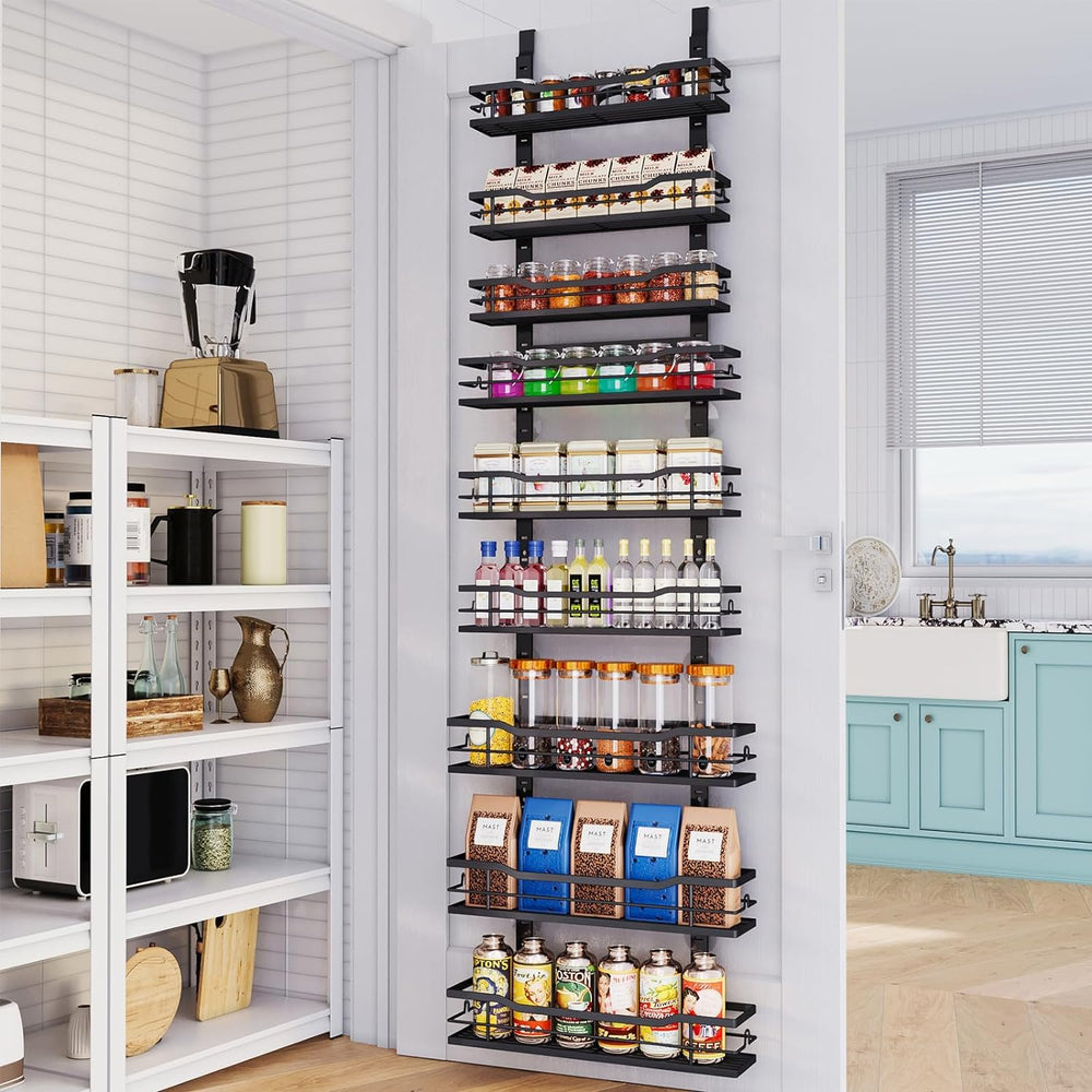 Eastherry Over The Door Pantry Organizer,9-Tier Over The Door Organizer with ...