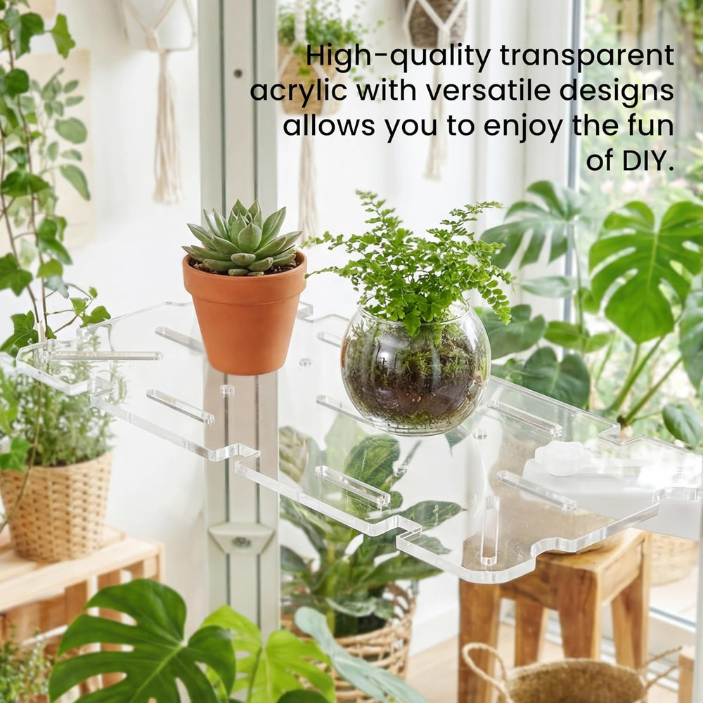 LUVCOSY 2 Pack Side Riser for IKEA Milsbo Tall & Wide Greenhouse Cabinet-...