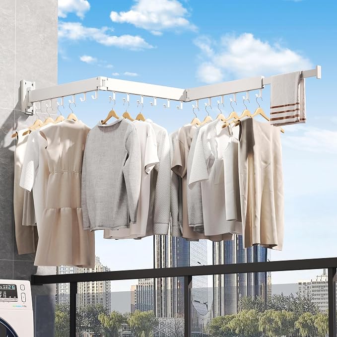 Clothes Drying Rack Wall Mounted, Drying Rack Clothing, Laundry Drying Rack