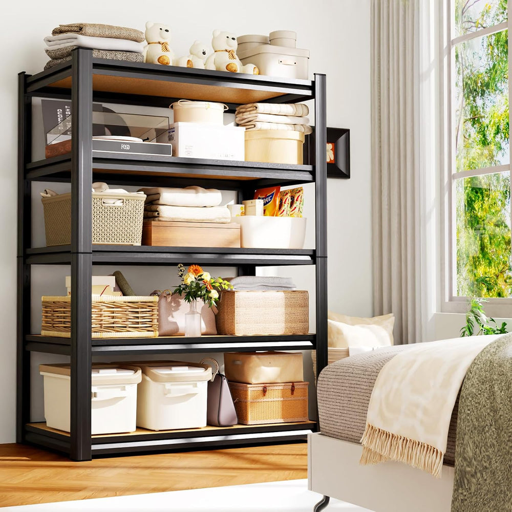 Garage Shelving Heavy Duty Storage Shelves, Metal Adjustable Shelving Unit, U...