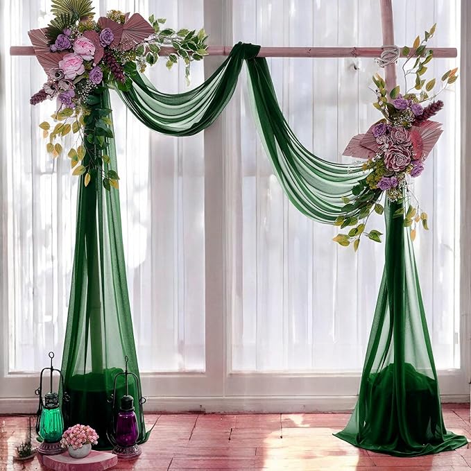 MDS Halloween Chiffon Draping Fabric - 1 Panel, 30" Wide x 50ft Long - S...