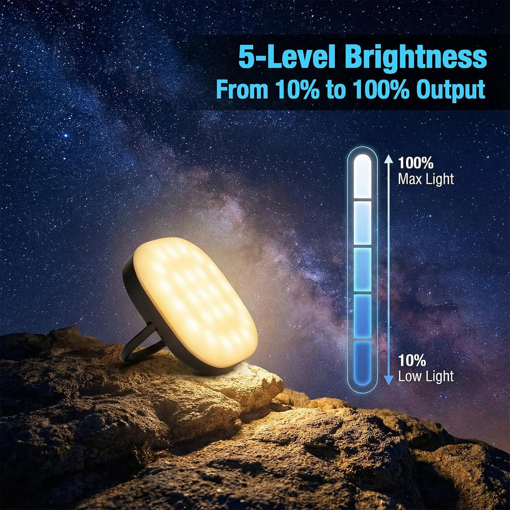 LED Camping Lantern, Solar Lanterns, 5000mAh Rechargeable Light 2000 Lumens 5...