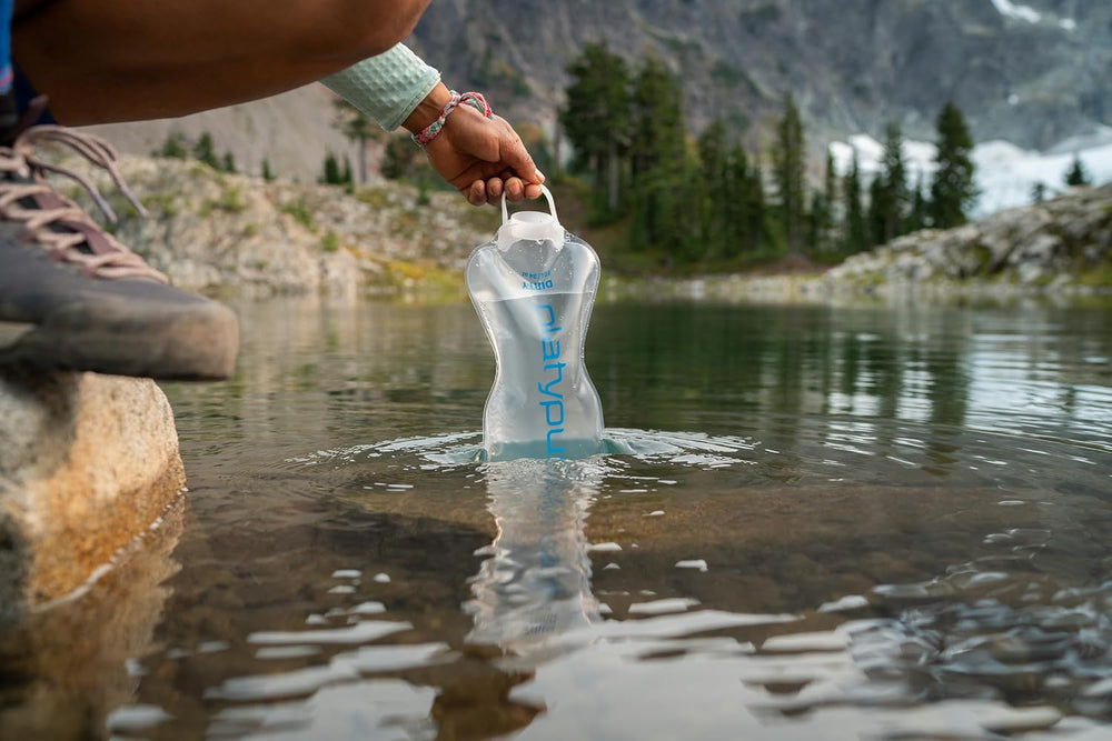 Platypus Quickdraw Ultralight 1 Liter Backpacking Water Filter System