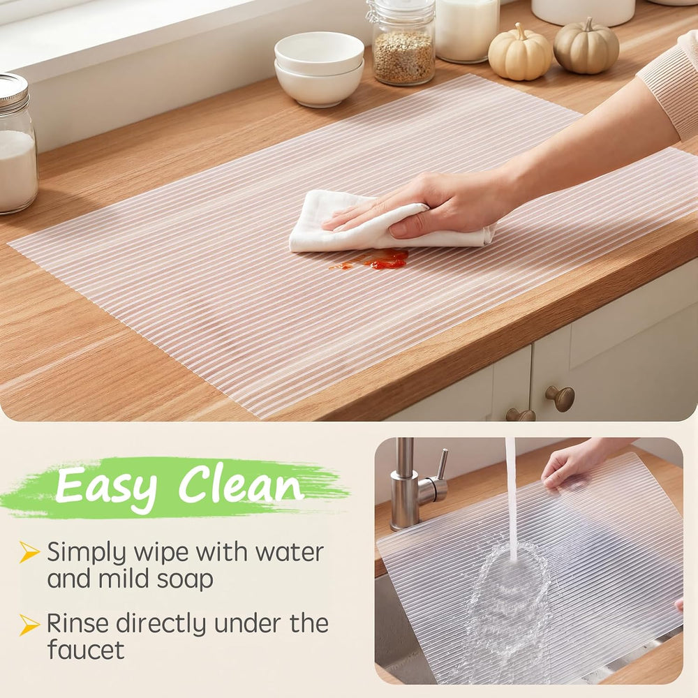 Songrey Waterproof Shelf Cabinet and Drawer Liner, 12IN x 20FT, White