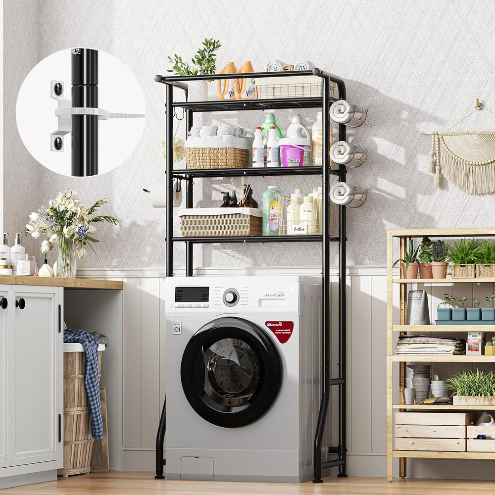 Simple Trending Over The Toilet Storage Cabinet, Metal Bathroom Shelf Organiz...