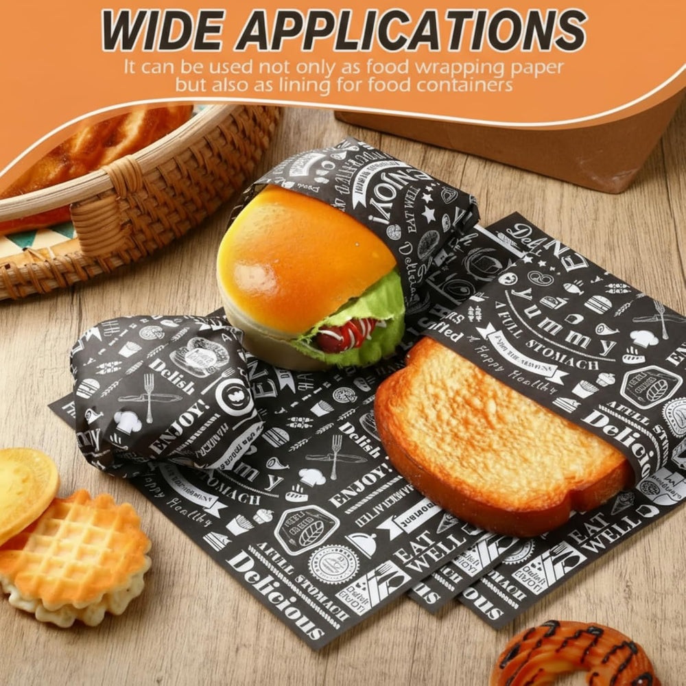 Outus 1000 Pcs 7 x 7 Inch Deli Wax Paper Sheets