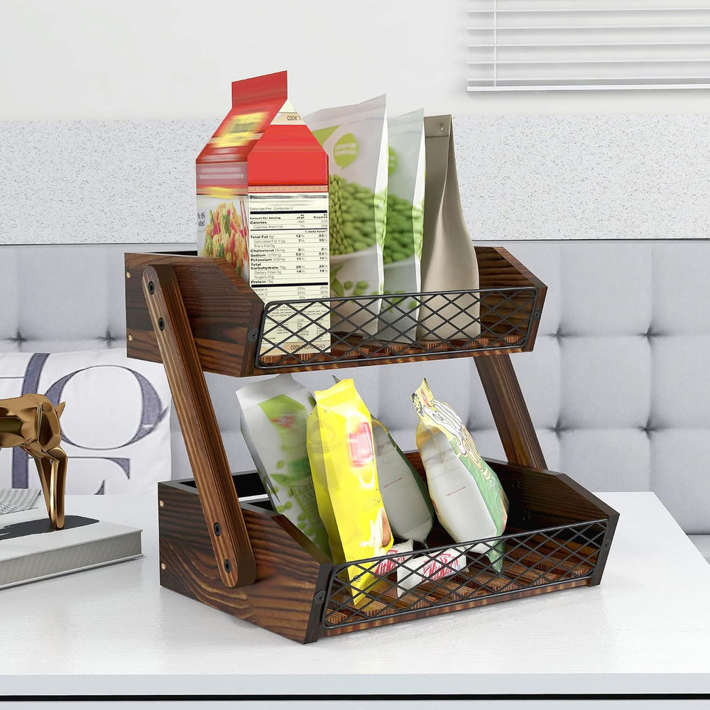 Dorhors Fruit Basket for Kitchen Counter Organizer,Fruit Bowl Stand Storage