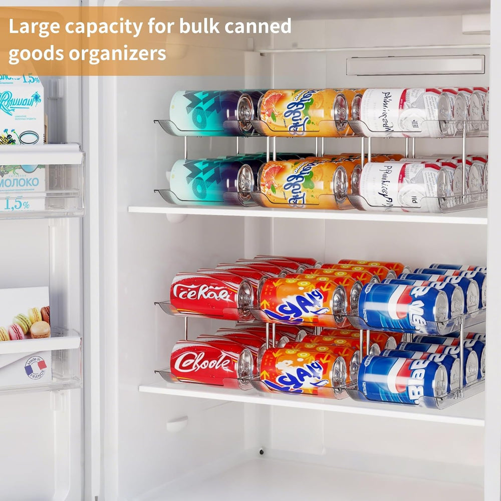 LXLXXL Can Organizer for Pantry Canned Food Storage Goods Holders 4 Tier