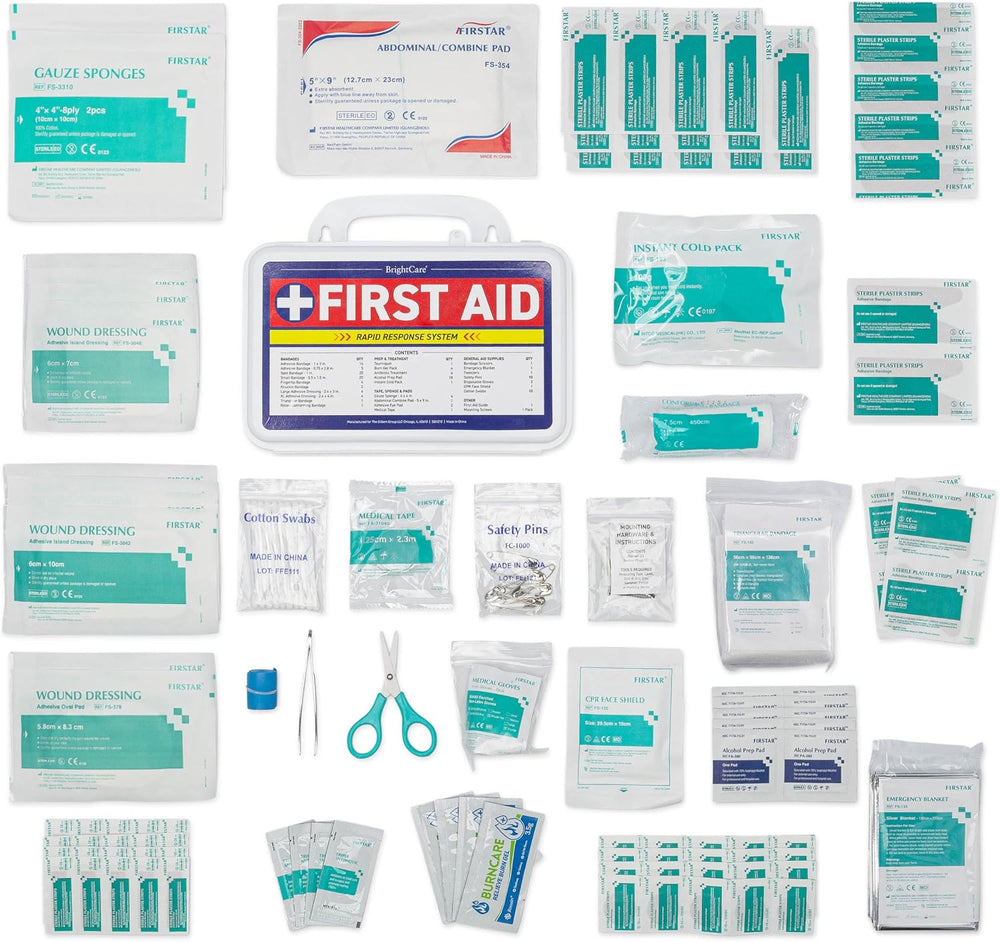 First Aid Kit for Office, Home, Car, School - 130 Pieces