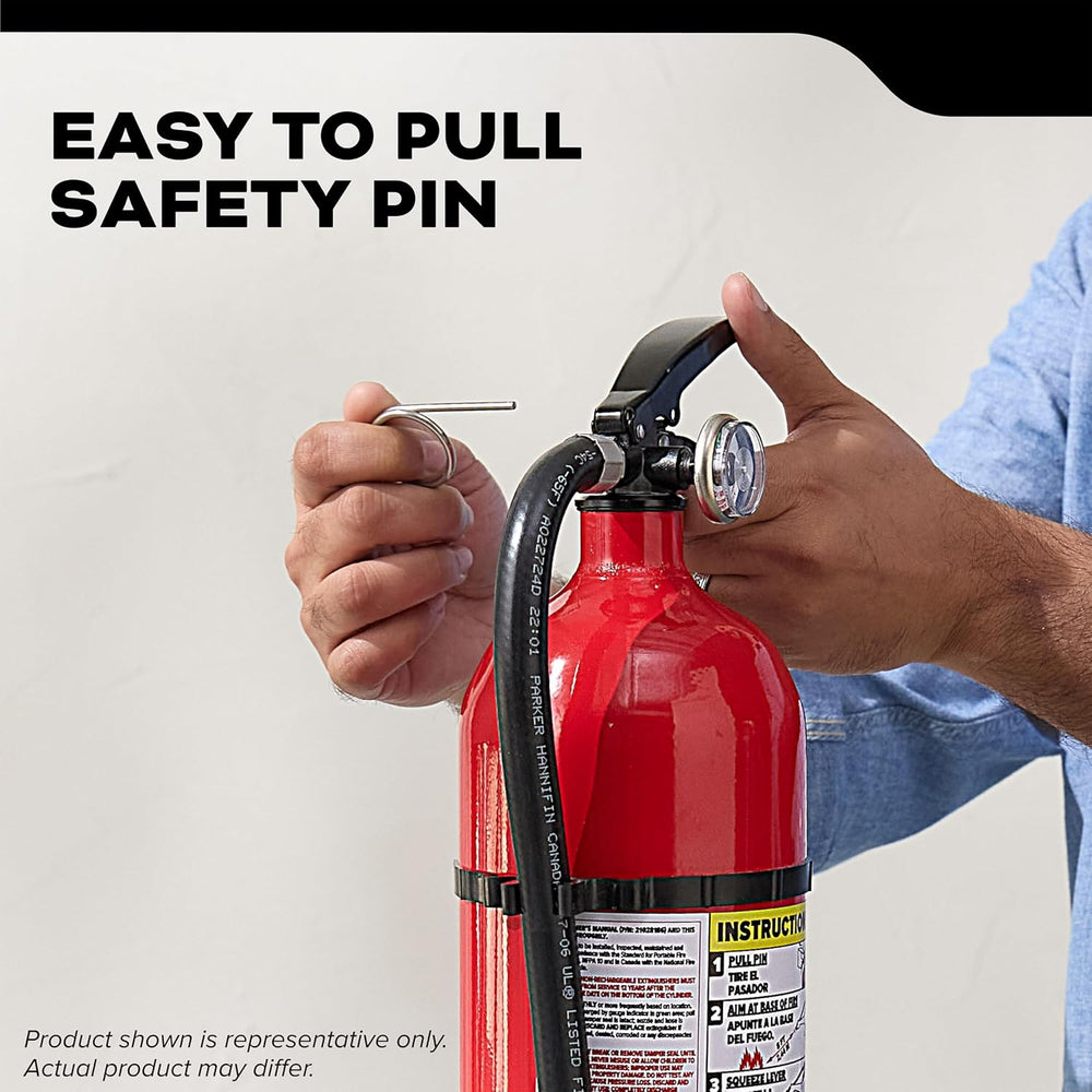 Kidde Pro 210 Commercial Fire Extinguisher, 2-A:10-B:C, PRO-4MP-1, 1 Pack