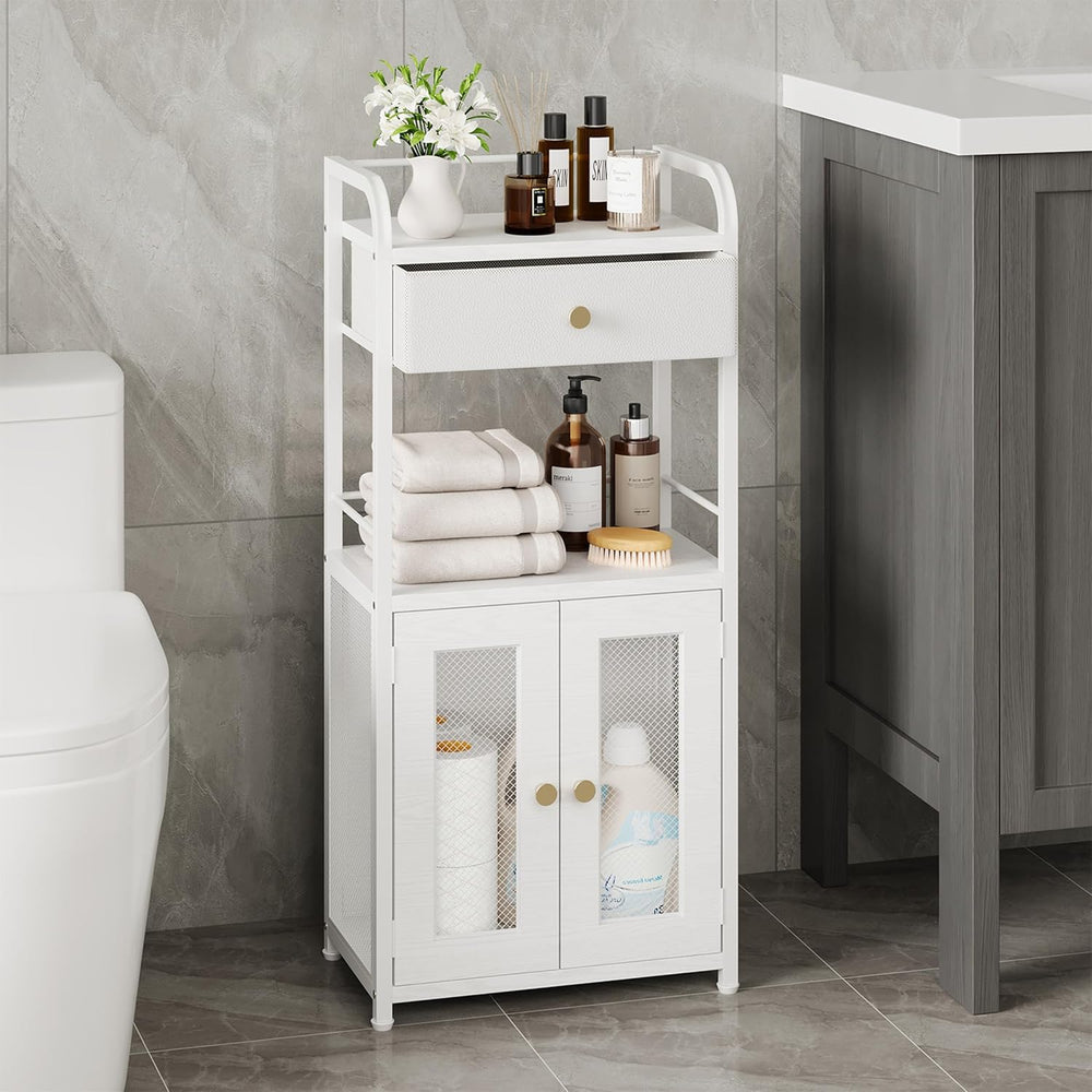 SWTYMIKI 14.57"x32.28" Bathroom Storage Cabinet – Freestanding Toil...