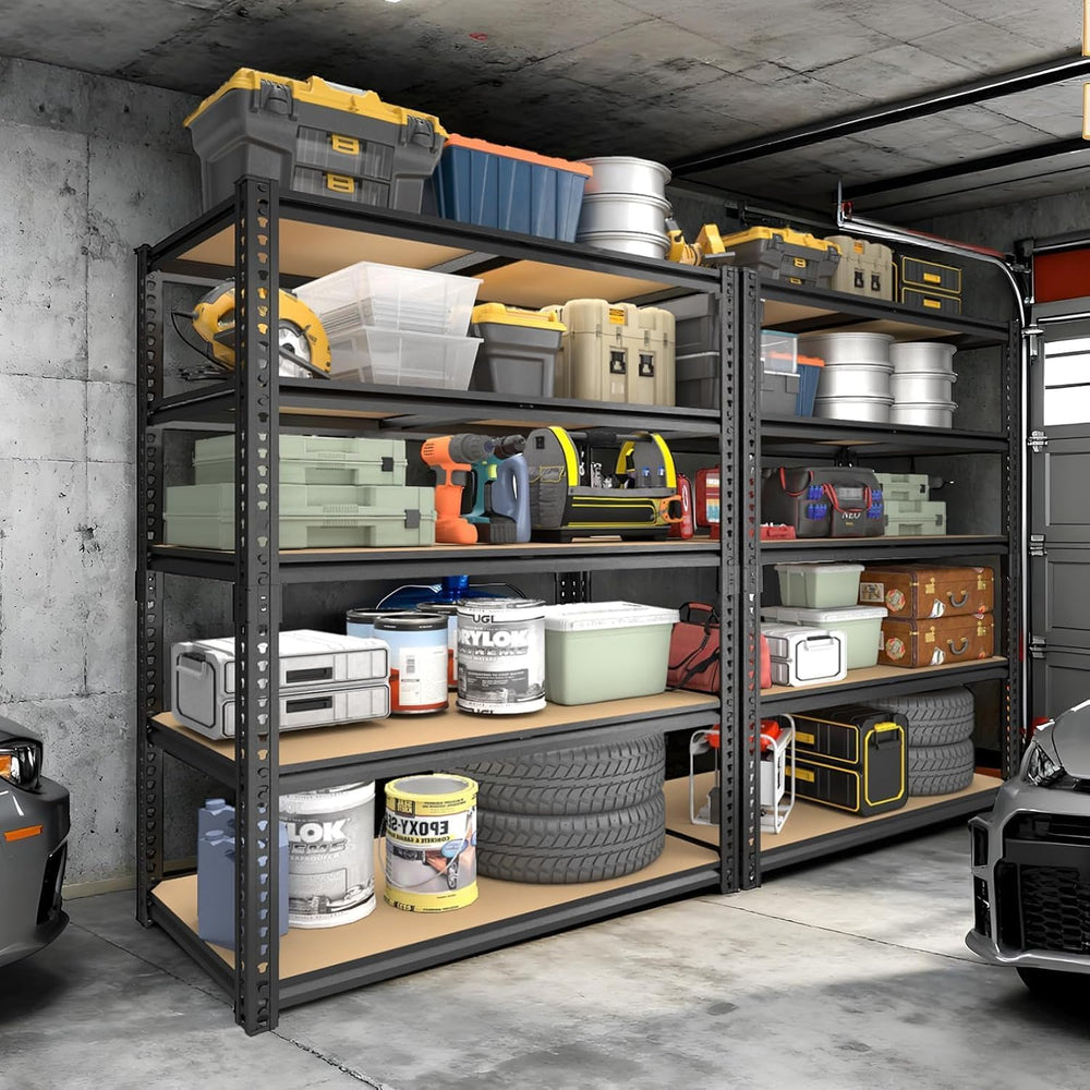 Garage Racks for Storage,5-Tier Adjustable Garage Shelving Storage Shelves,24...