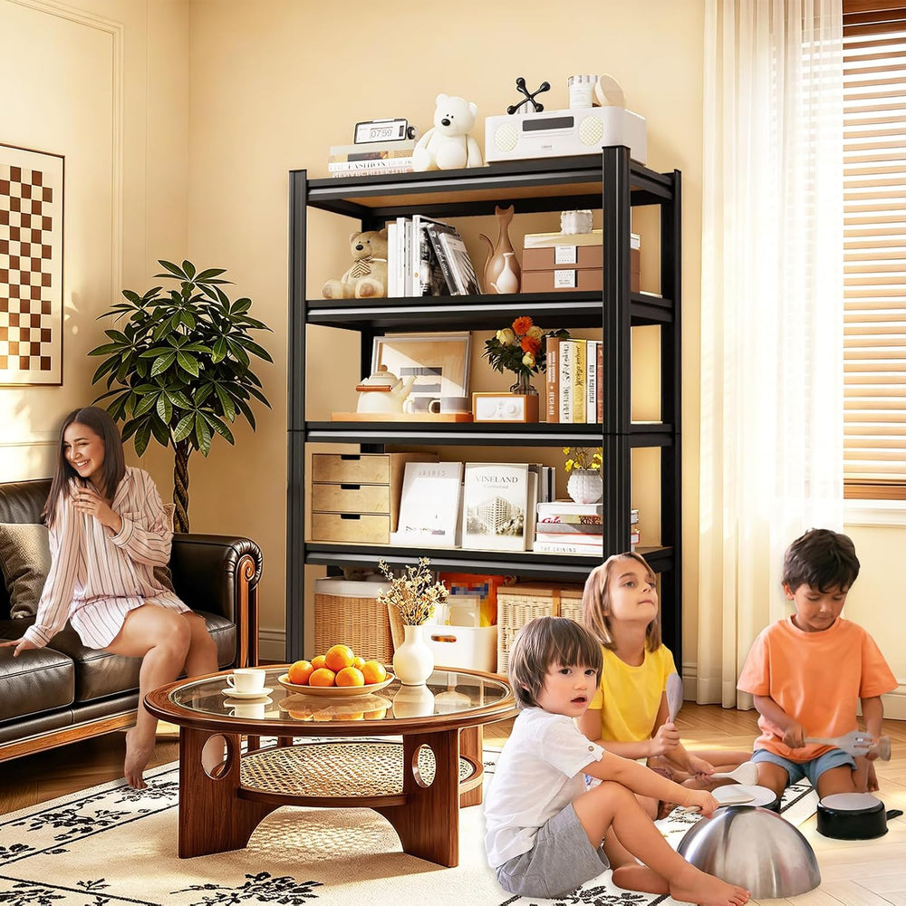 Storage Shelves 5 Tier Garage Shelving Adjustable Shelf 71"Hx31.5"W...