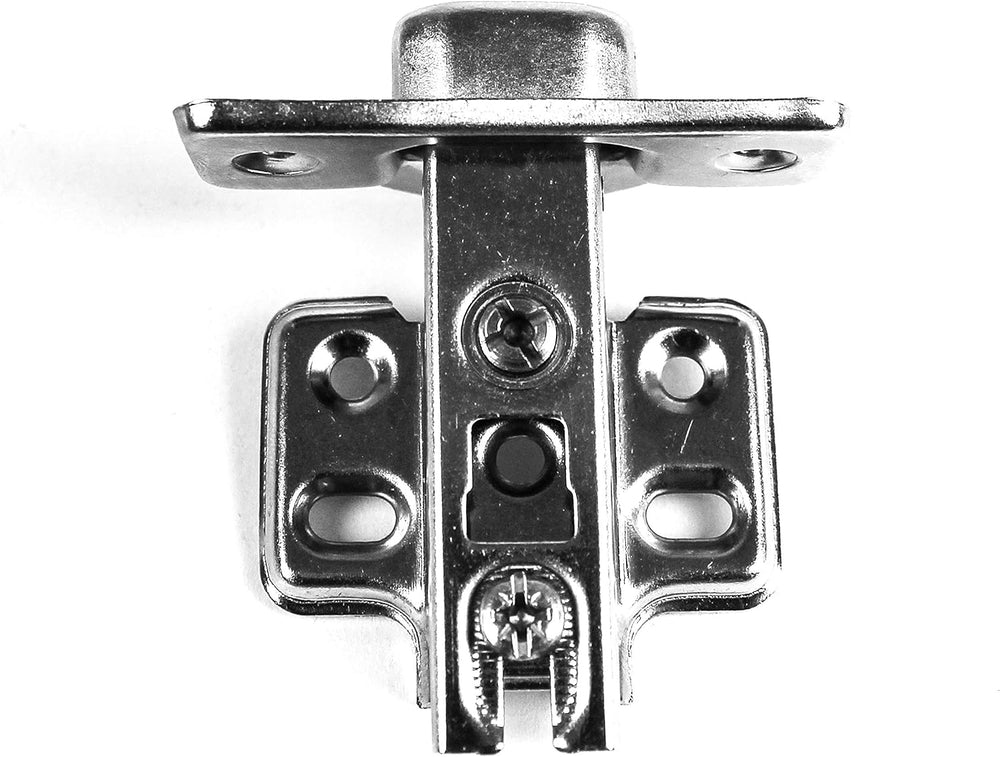 Berta (30 Pieces) Full Overlay Frameless European Hinges 105 Degree 2-Cam 4-W...
