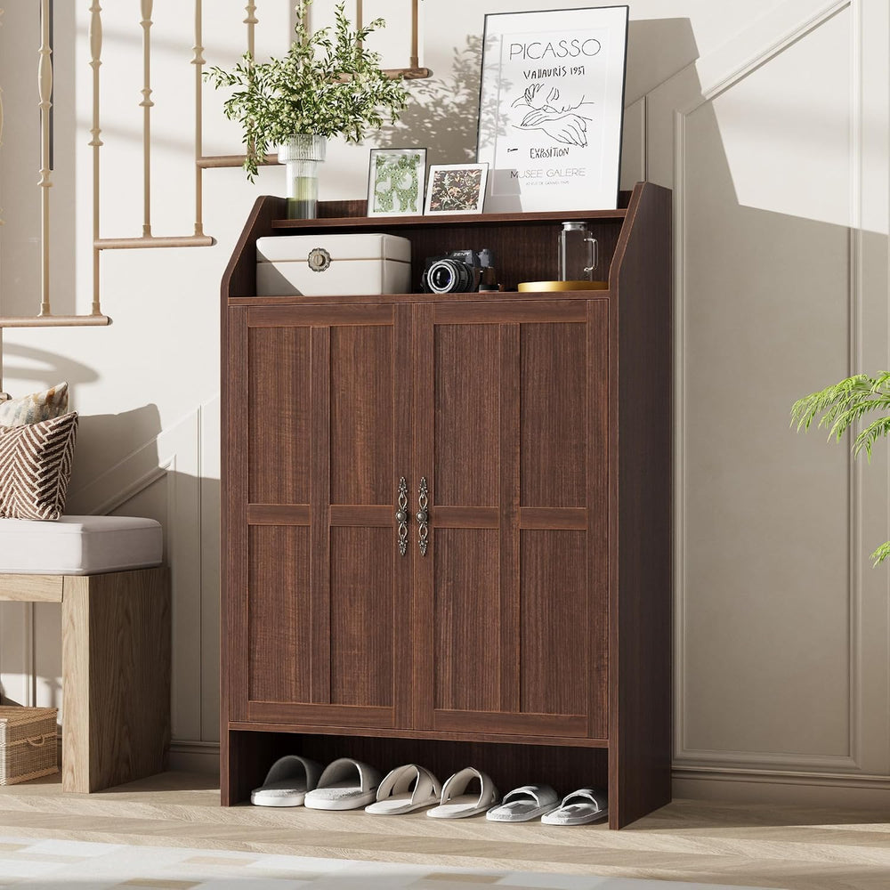 GarveeHome Shoe Storage Cabinet with 2 Doors