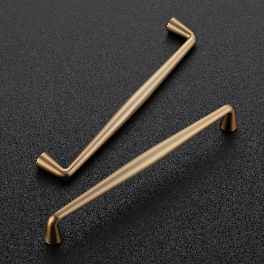 Ravinte Champagne Bronze Cabinet Handles Solid Handles,6-1/4 Inch,10 Pack