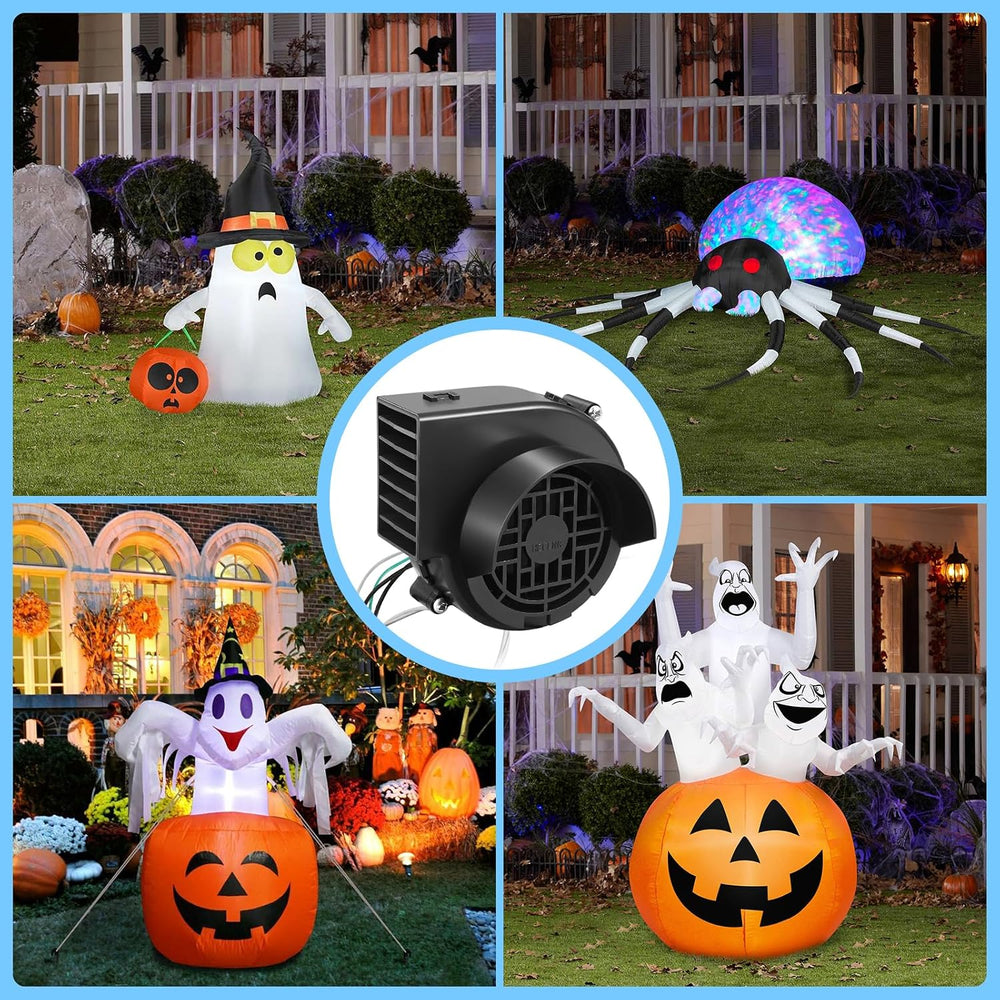 4Pcs 12V 1.2A Inflatable Fan Replacement for Christmas Halloween Inflatable