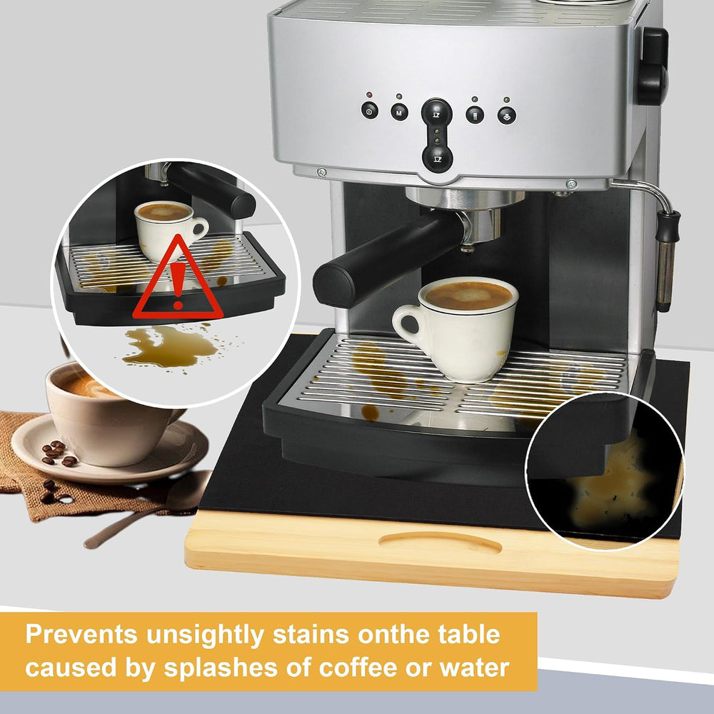 MinBoo Bamboo Appliance Slider,Sliding Tray for Coffee Maker, Kitchen Counter...