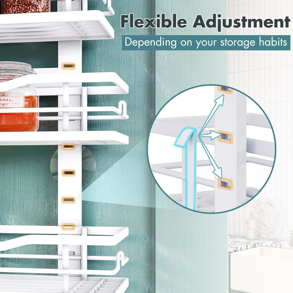Eastherry Over The Door Pantry Organizer,9-Tier Over The Door Organizer with ...