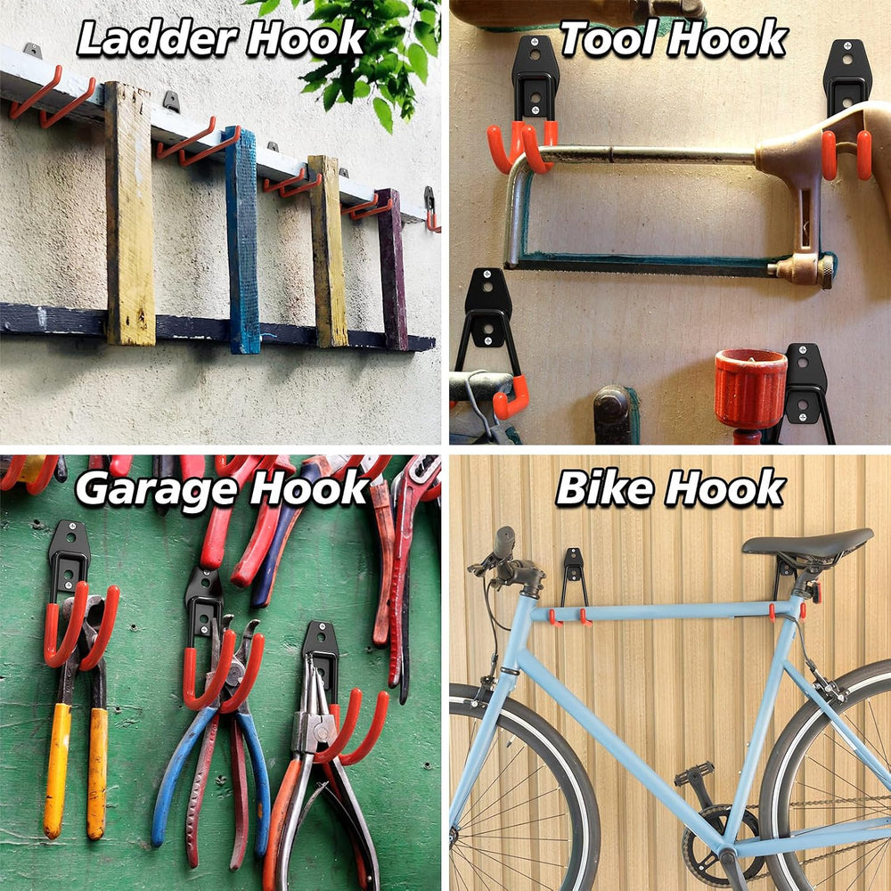 40-Pack Heavy Duty Garage Hooks for Storage & Hanging Items