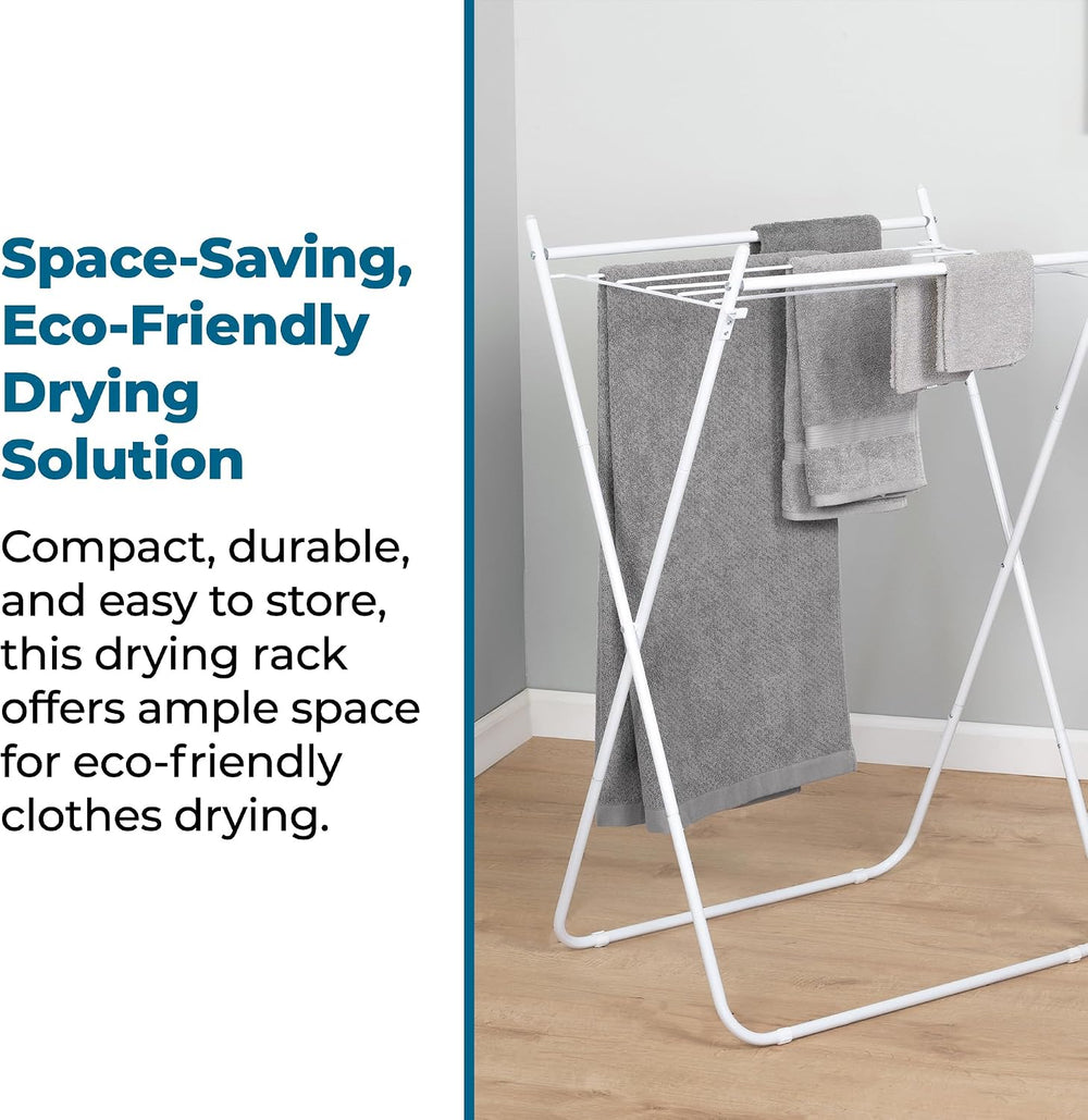 Honey-Can-Do Easy-Fold Collapsible Clothes Drying Rack, Sturdy Metal Laundry ...