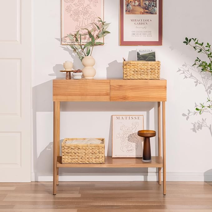 StorageWorks Wicker Storage Baskets, Large and Small Baskets, Handwoven Water...