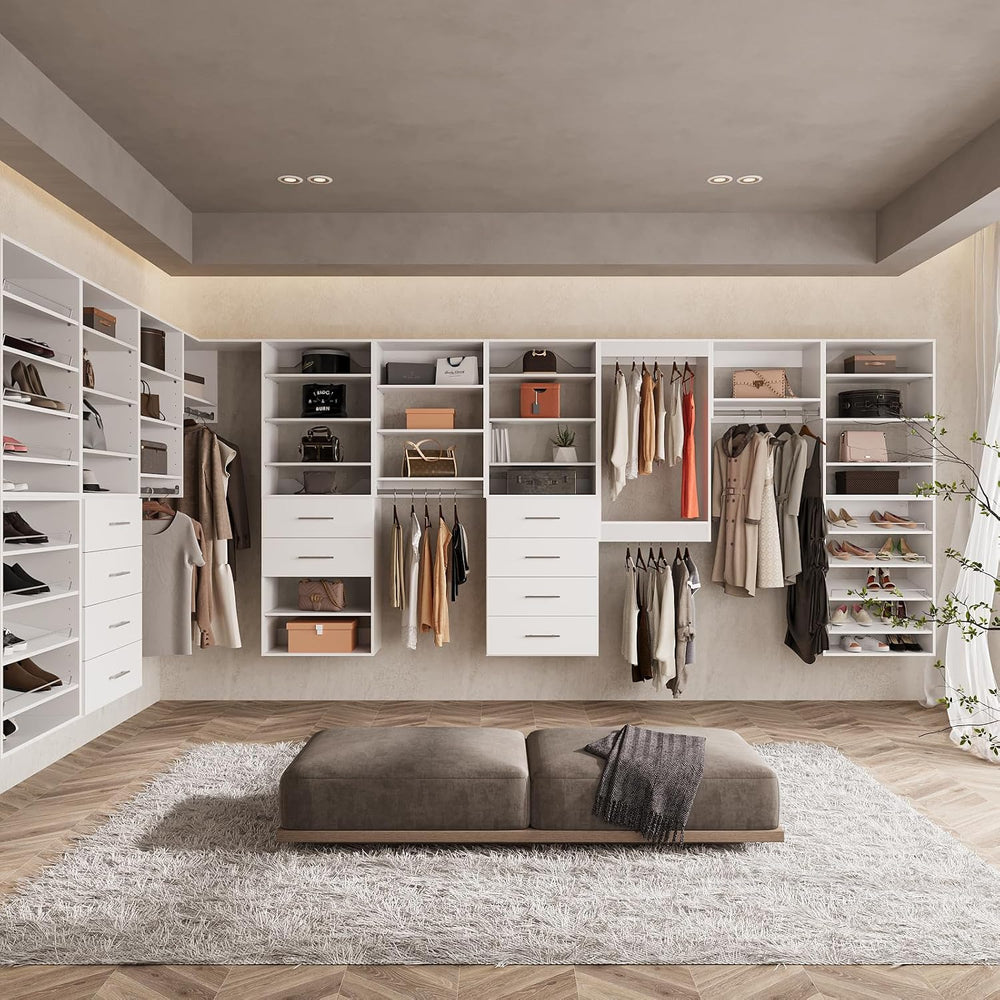 ROOMTEC 19.5" Shelf Short Tower Closet Unit, Modular Closet System with ...
