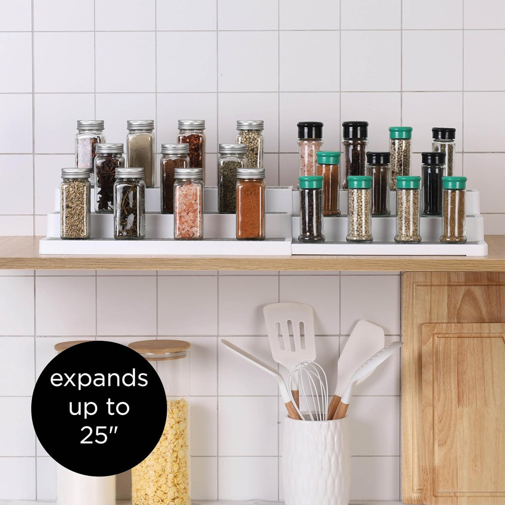 SIMPLEMADE 3-Tier Spice Rack Organizer - Versatile Storage Shelf for Kitchen,...