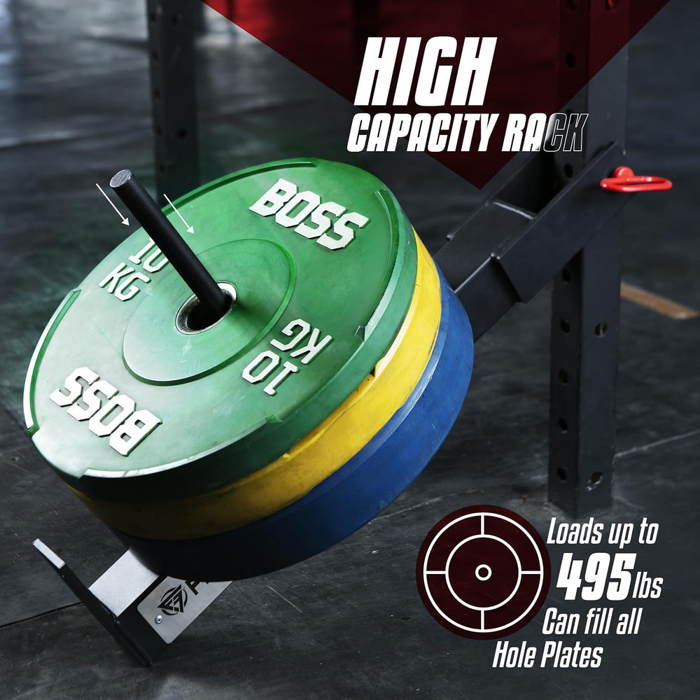 FitForge Belt Squat Attachment for Rack and Squat Belt - Space Saving Power R...