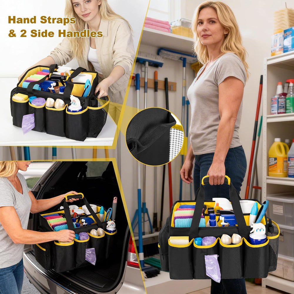 Extra-Large Cleaning Caddy Organizer Bag with Handle