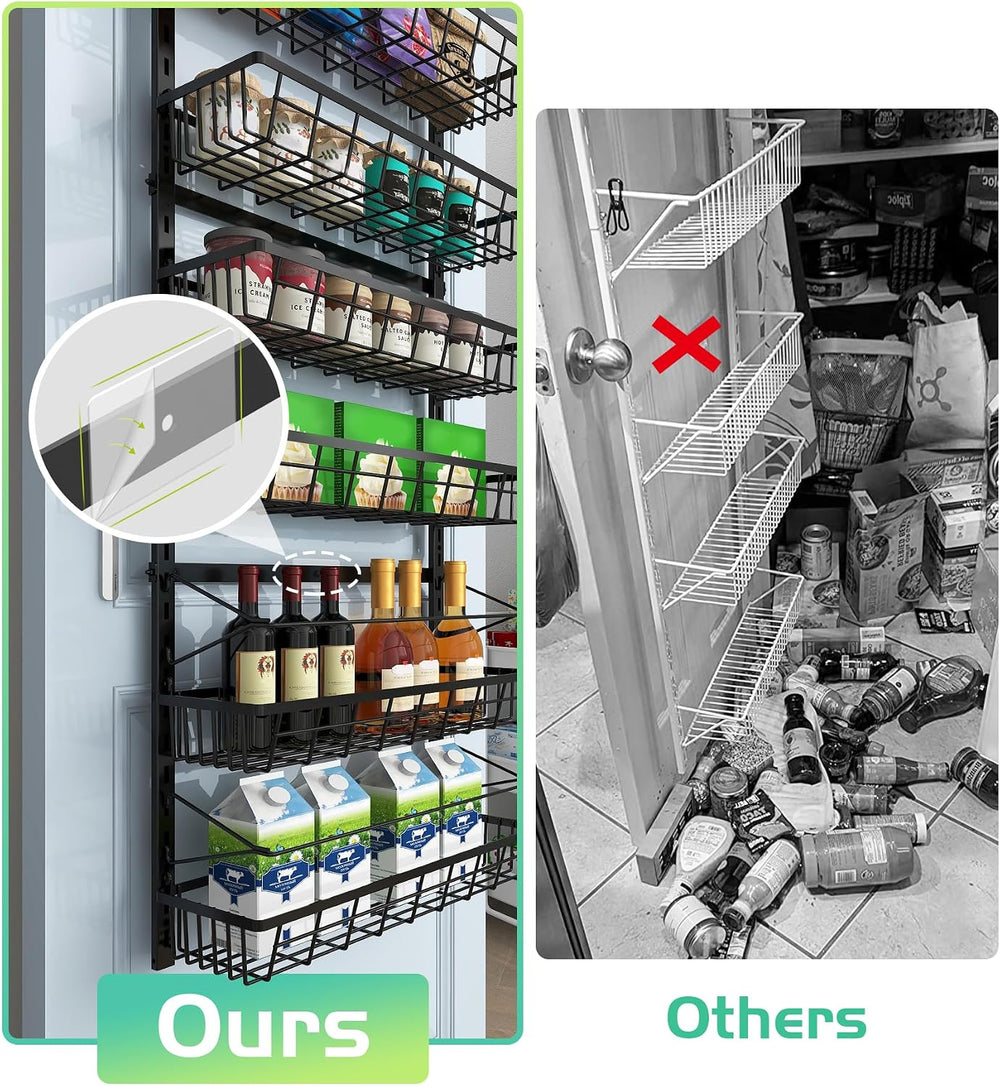 Mefirt Over The Door Pantry Organizer, Pantry Storage and Organization
