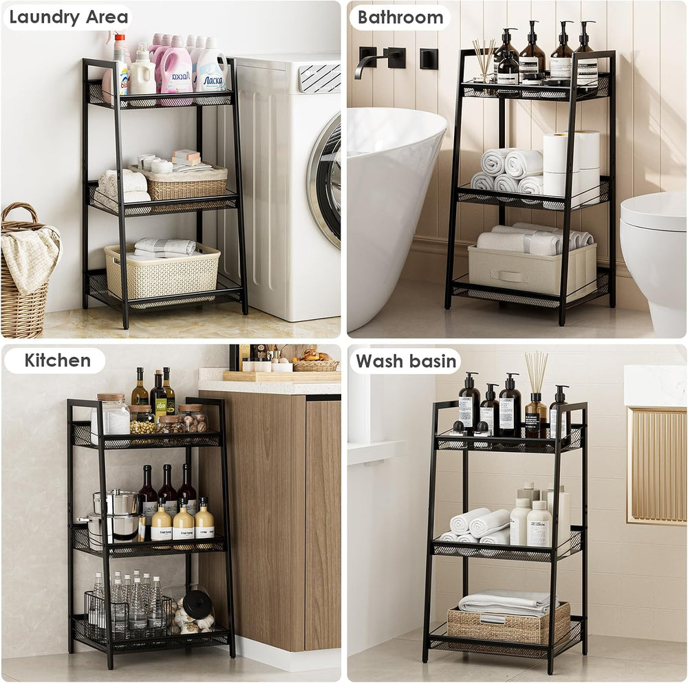 Masupu 3 Tier Bathroom Shelf, Bathroom Organizer and Storage for Small Space,...