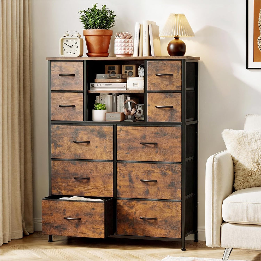 Romorgniz 10-Drawer Dresser for Bedroom, 48"H Organizer Storage for clothes