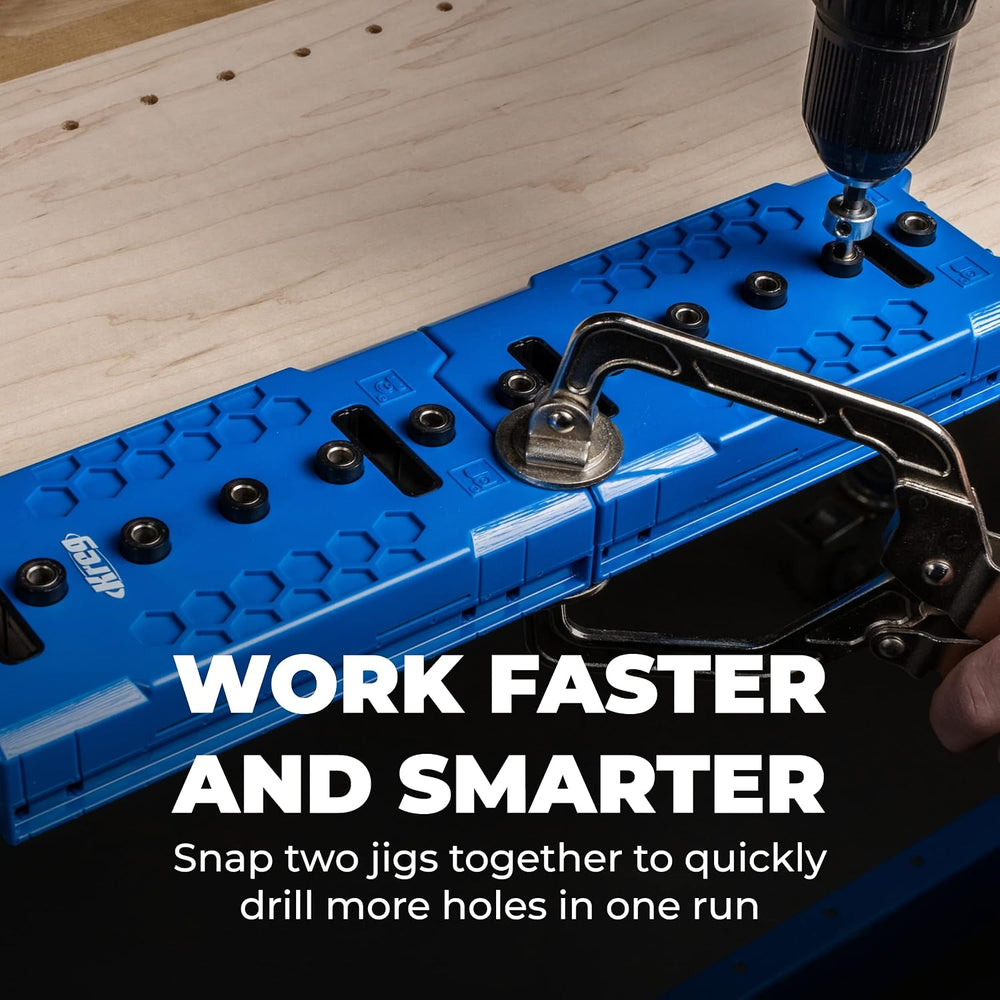 Kreg Shelf Pin Jig 1/4 Inch, Cabinet Shelf Drilling Jig, KMA3225