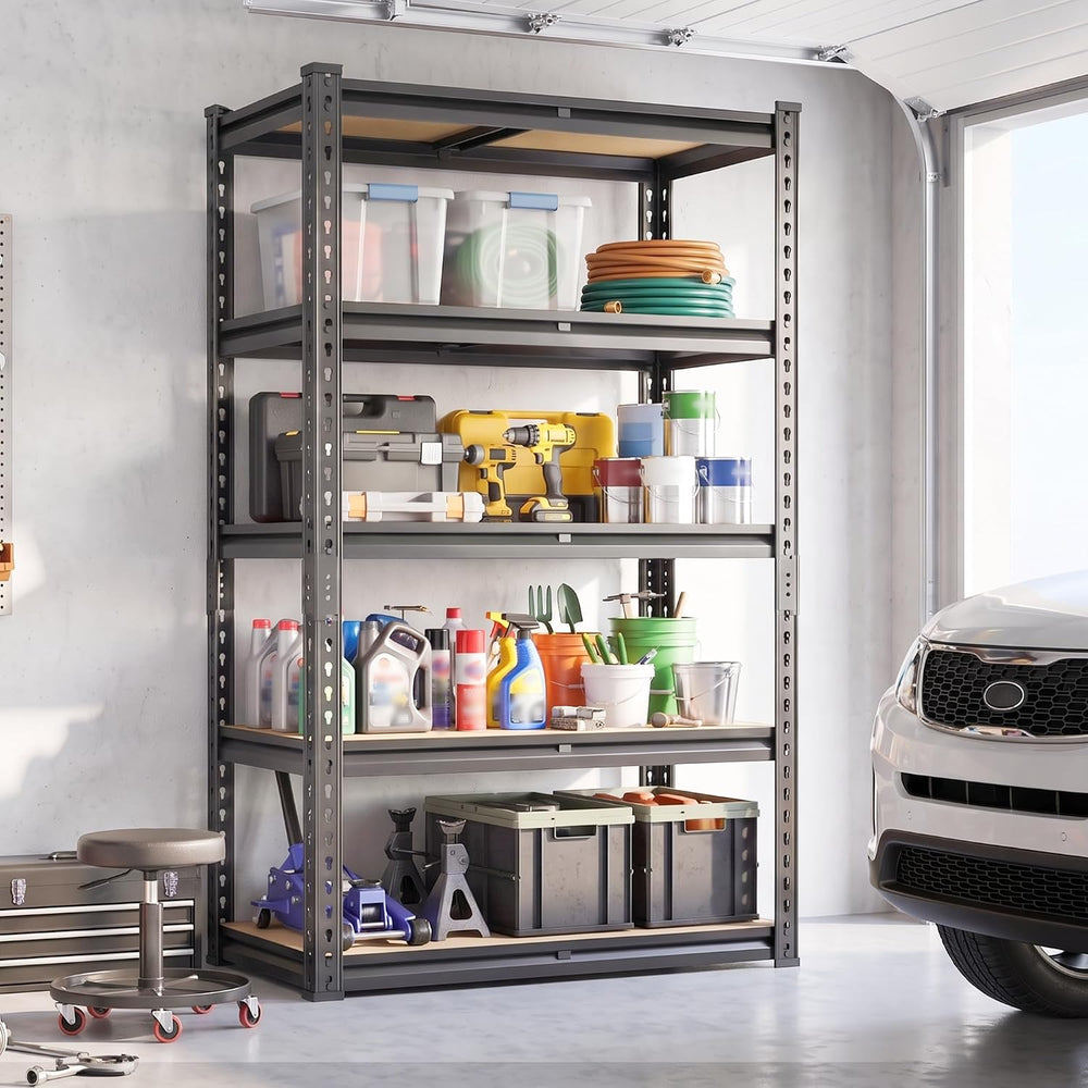 5-Tier Storage Shelves, Adjustable Pantry Shelves for Kitchen