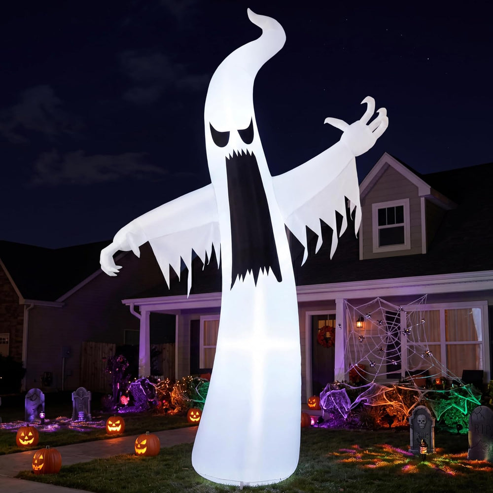 Joiedomi 12 FT Halloween Inflatables Outdoor Decorations, Scary Ghost Hallowe...