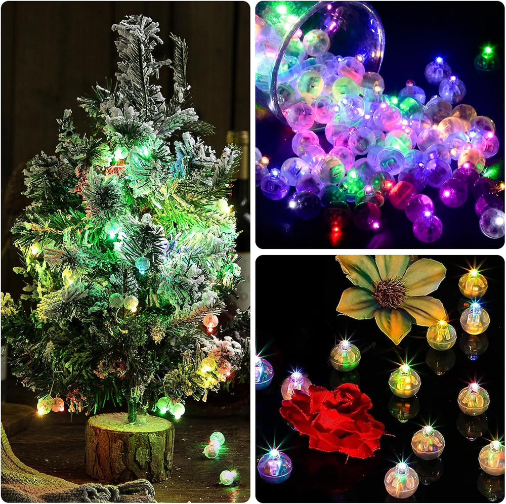 200pcs Balloon Lights,Round LED Ball Lamp for Latex Balloon Paper Lantern Par...