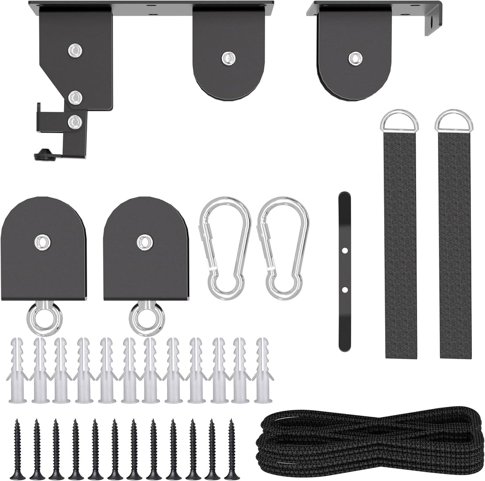 TRUSOON Bike Hoist, Heavy Duty Ebike Pulley System for Garage Ceiling, 85lb