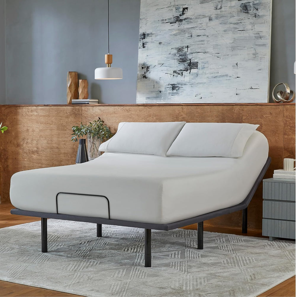 Serta baselogic Silver Adjustable Base Bed Frame Queen