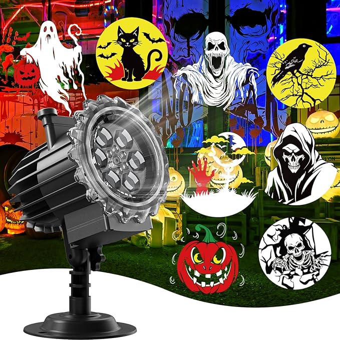 Christmas and Halloween Projector Lights Outdoor Holiday Decoration for Chris...