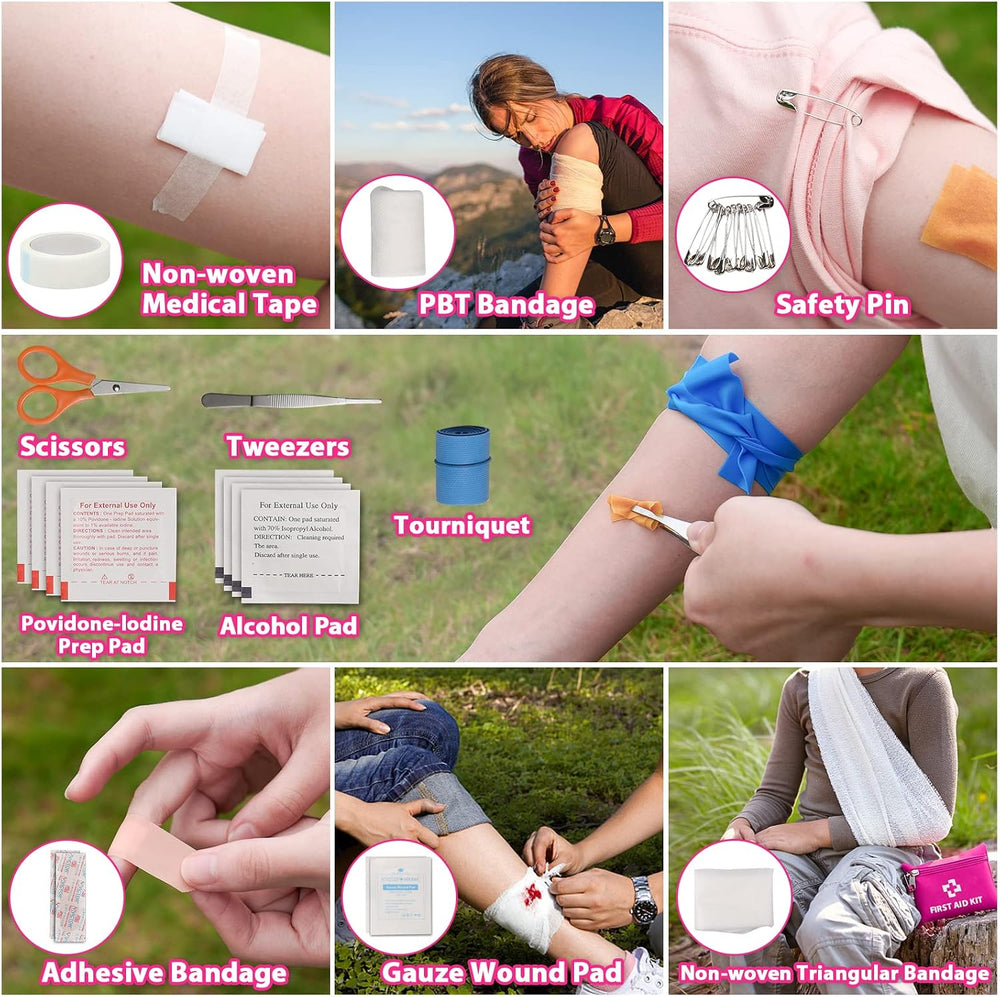 Emergency Survival Kit and First Aid Kit, Self Defense Kit Safety Kit, Surviv...