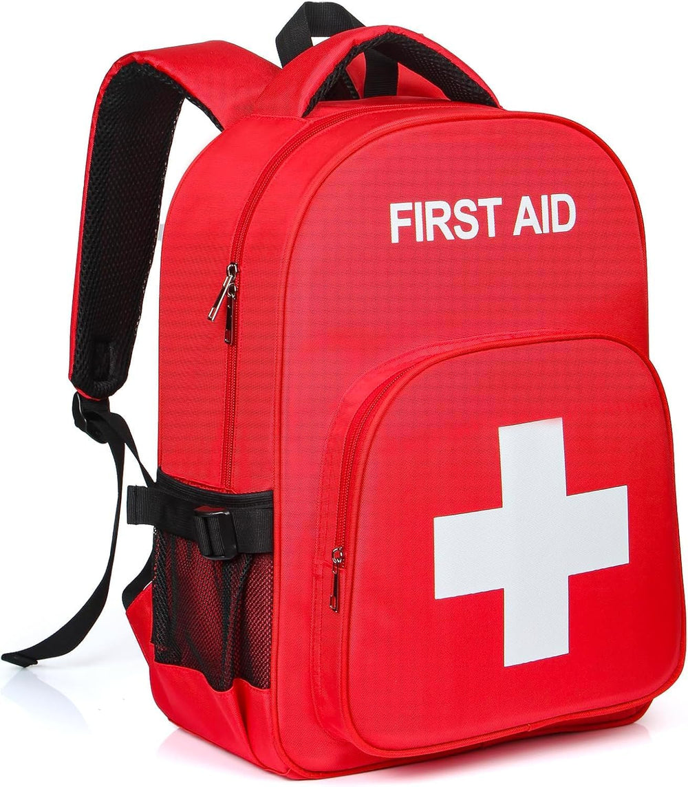 Empty First Aid Backpack, Emergency Medical Backpack with Multi-Pocket, Water...