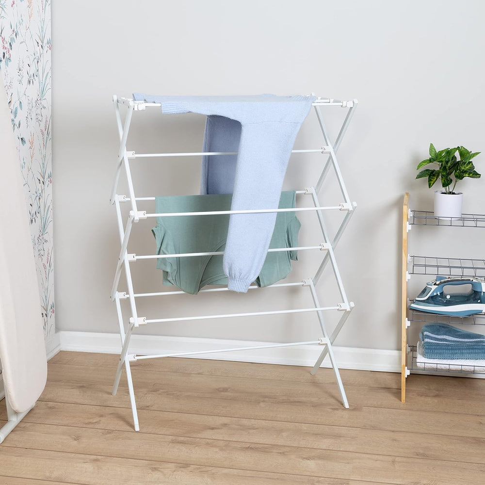Honey-Can-Do Collapsible Laundry Drying Rack, Portable Clothes Rack, Space-Sa...