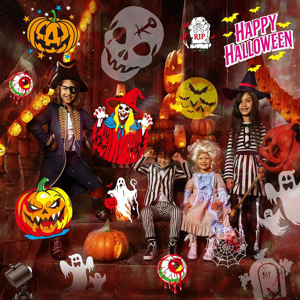 2026 Upgraded Halloween Projector, 8 Patterns (Ocean Wave & Patterns),8 T...