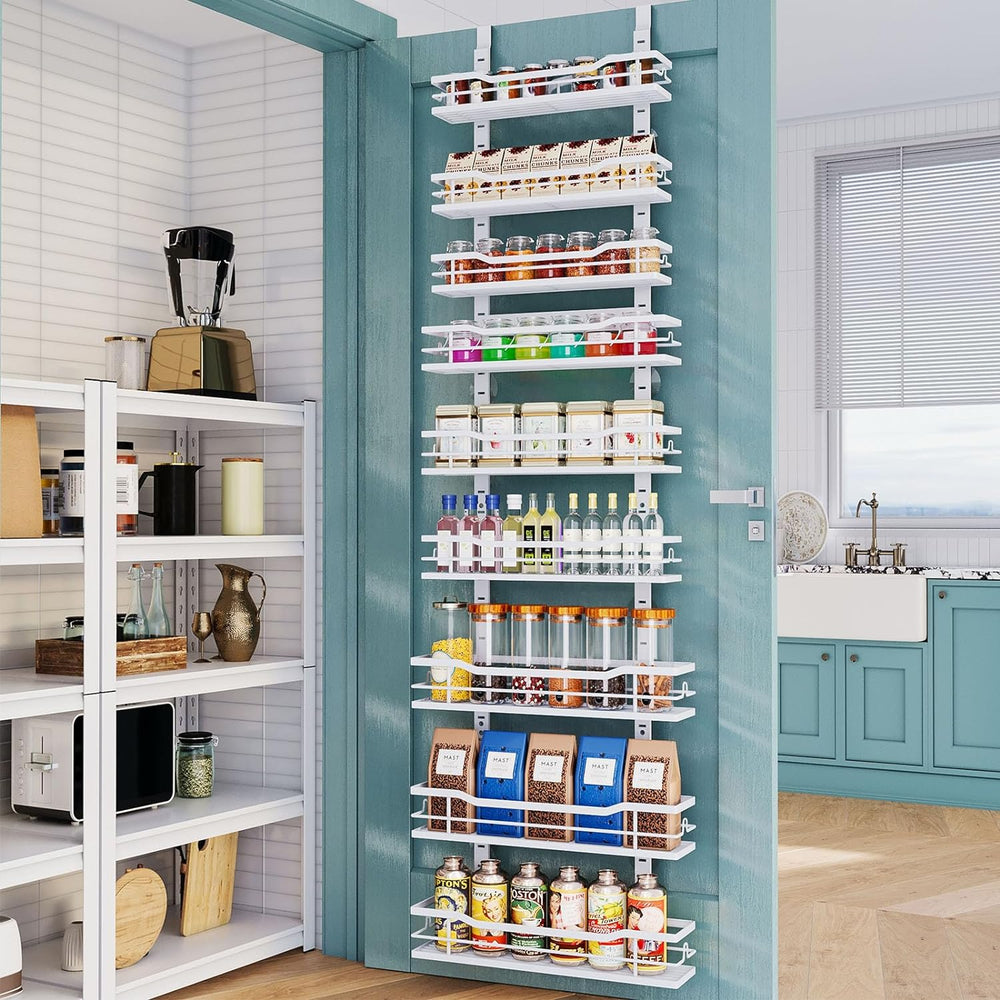 Eastherry Over The Door Pantry Organizer,9-Tier Over The Door Organizer with ...