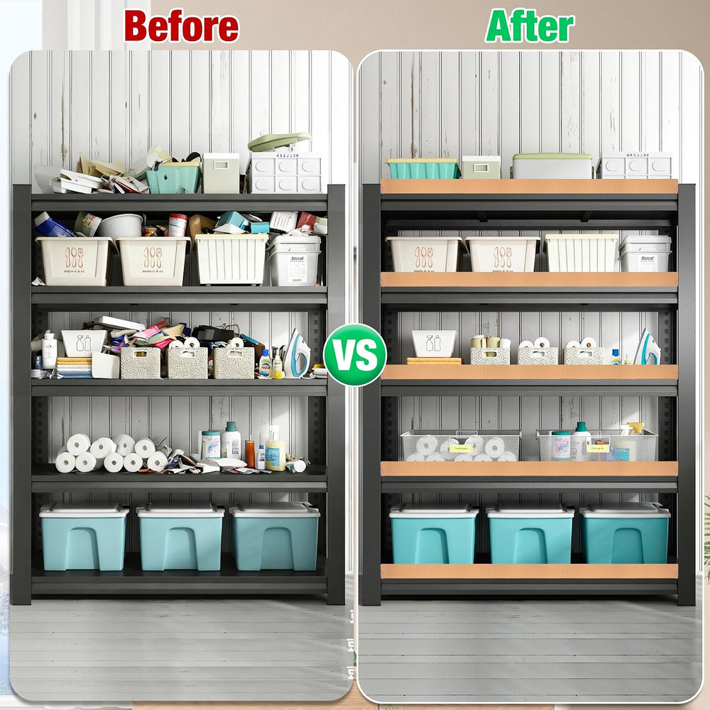 Wire Rack Covers for Shelves, 6 Pack 24 x 12in Wires Shelf Ccover for Pantry ...