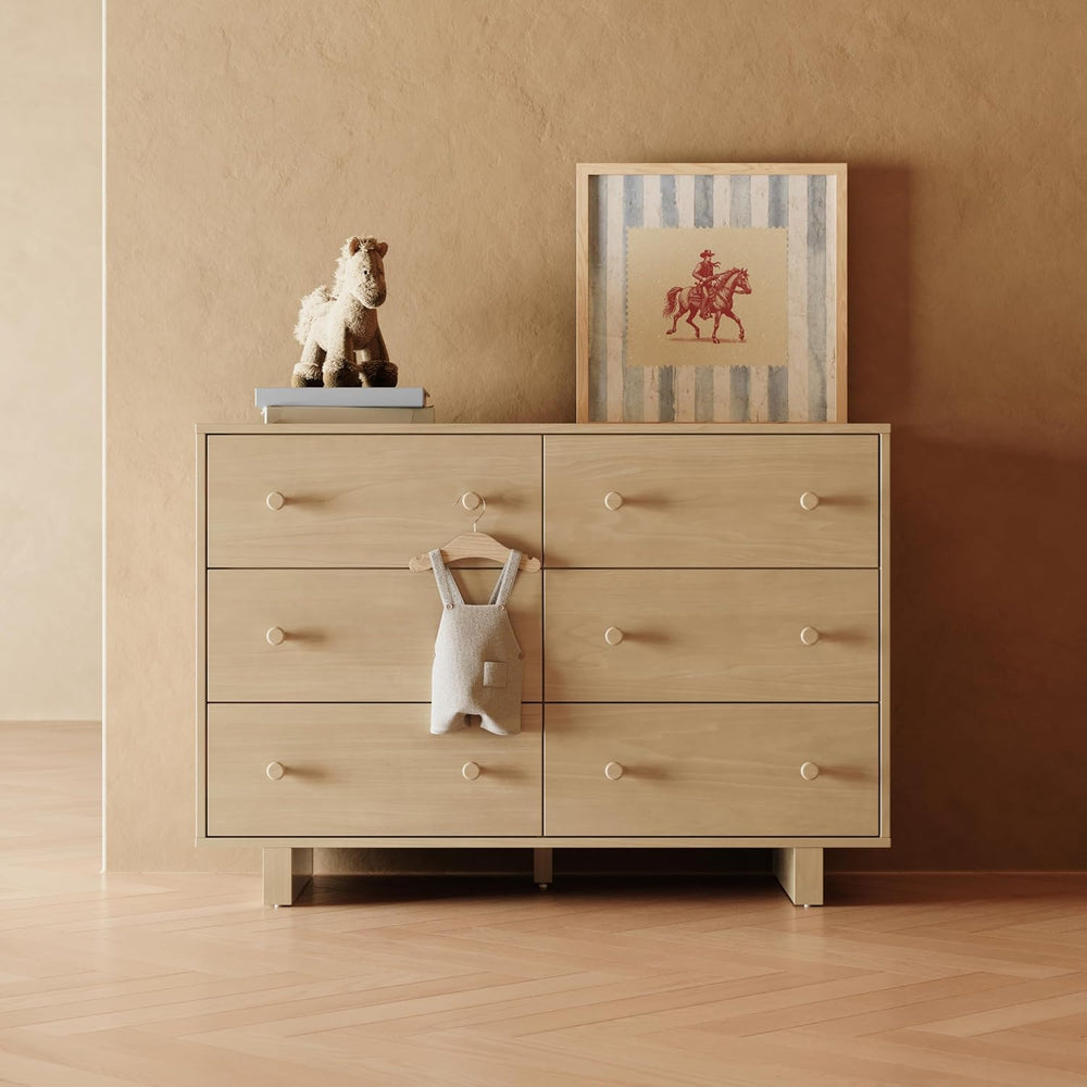 Storkcraft Texas 6 Drawer Dresser, Driftwood