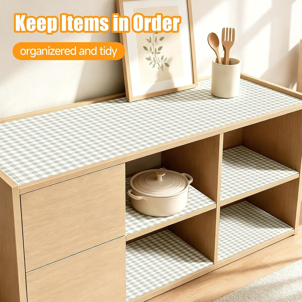 Songrey Non-Adhesive Shelf Liner & Cabinet Liner, 20" x 360"