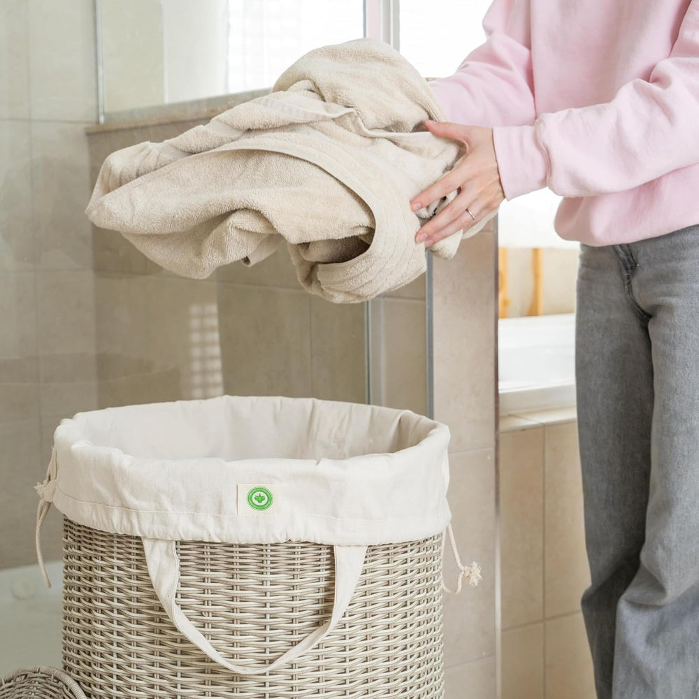 Heavy Duty Laundry Hamper Bags - Extremely Sturdy, Durable Canvas Replacement...